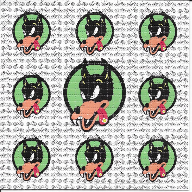 Ink Blotter Paper - Dire Wolf психоделический LSD кислотный промокашка