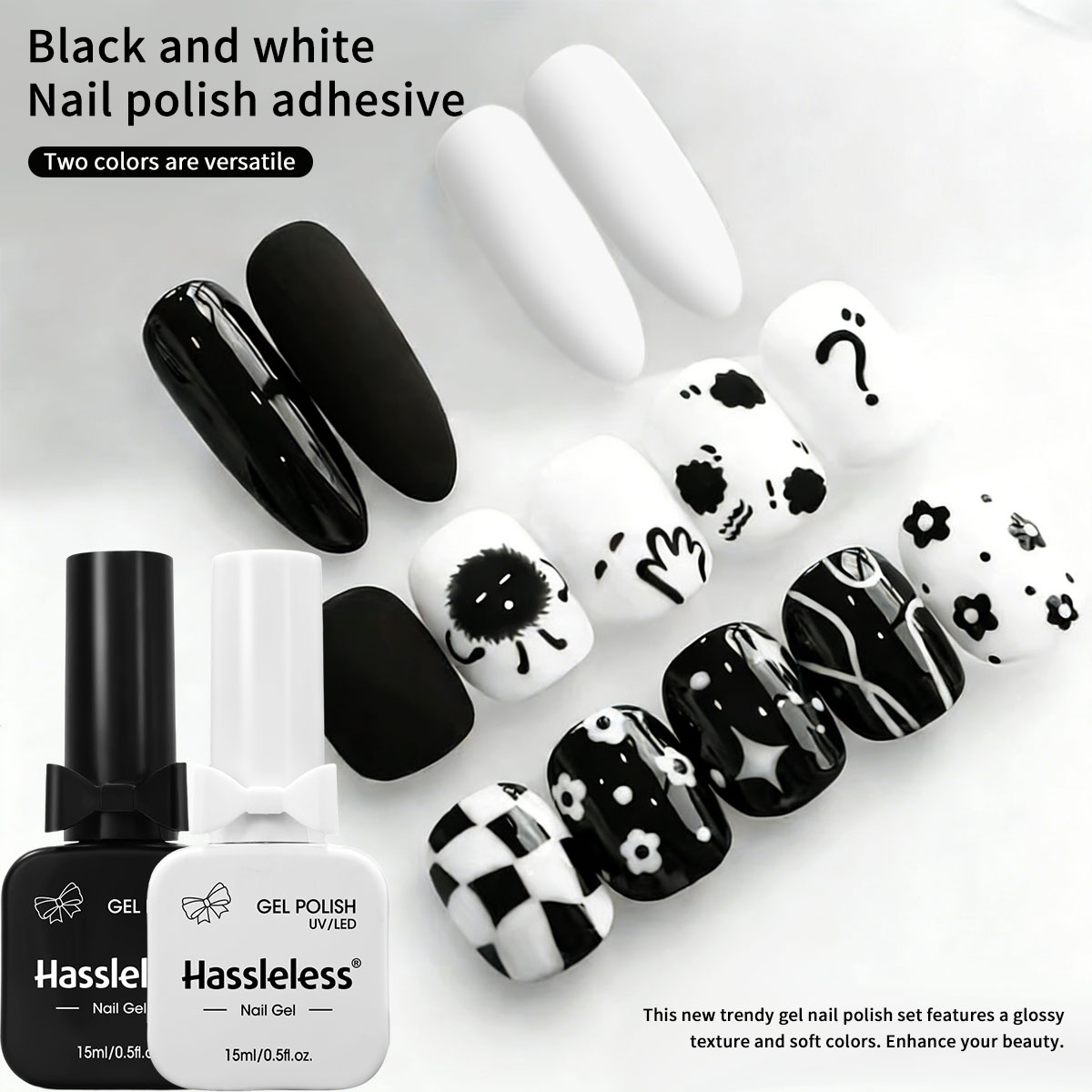 Gel Refill Pack - Набор из 2 гель-лаков Hassleless: чисто