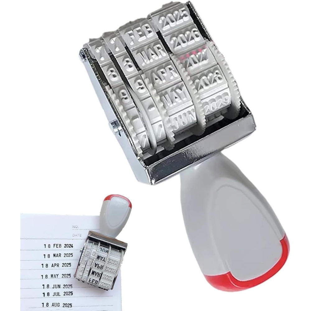 Вращающийся штамп-роллер для д – обзор и цена Rubber Date Stamp