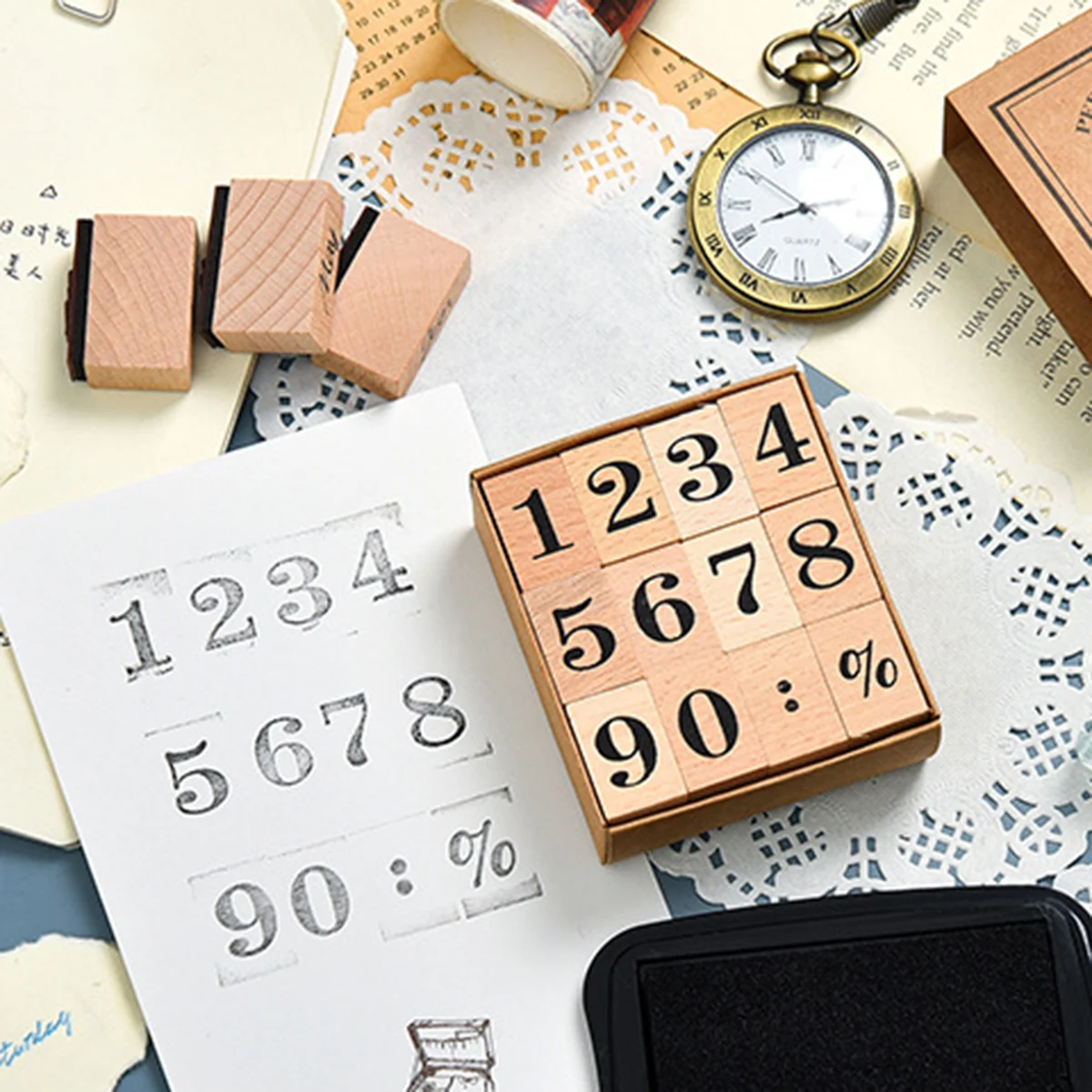 Деревянный резиновый штамп с д – обзор и цена Rubber Date Stamp