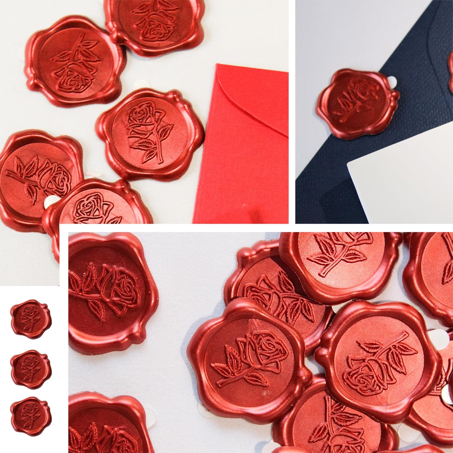 25 шт./набор, 3D-наклейки в фо – обзор и цена Wax Seal Stamp Set